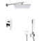 Rain Shower System with Handheld, Rain Shower Head, Shower Faucet Set